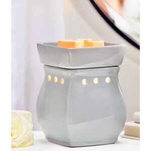 Scentsy Classic Curve Gloss Gray electric wax warmer